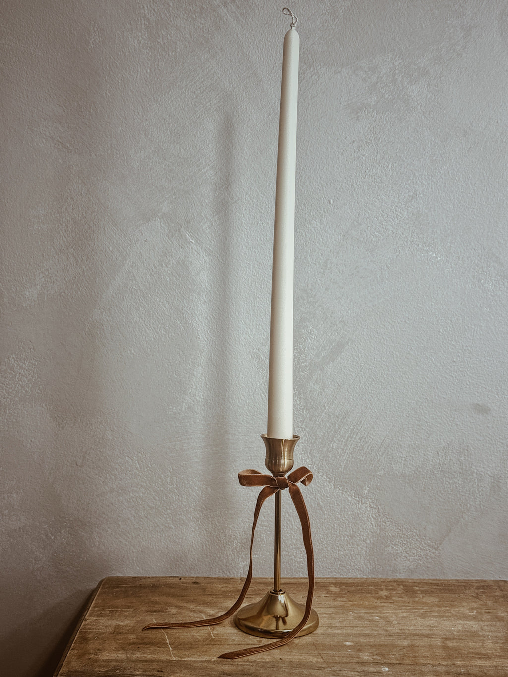 Ivory Taper Candle
