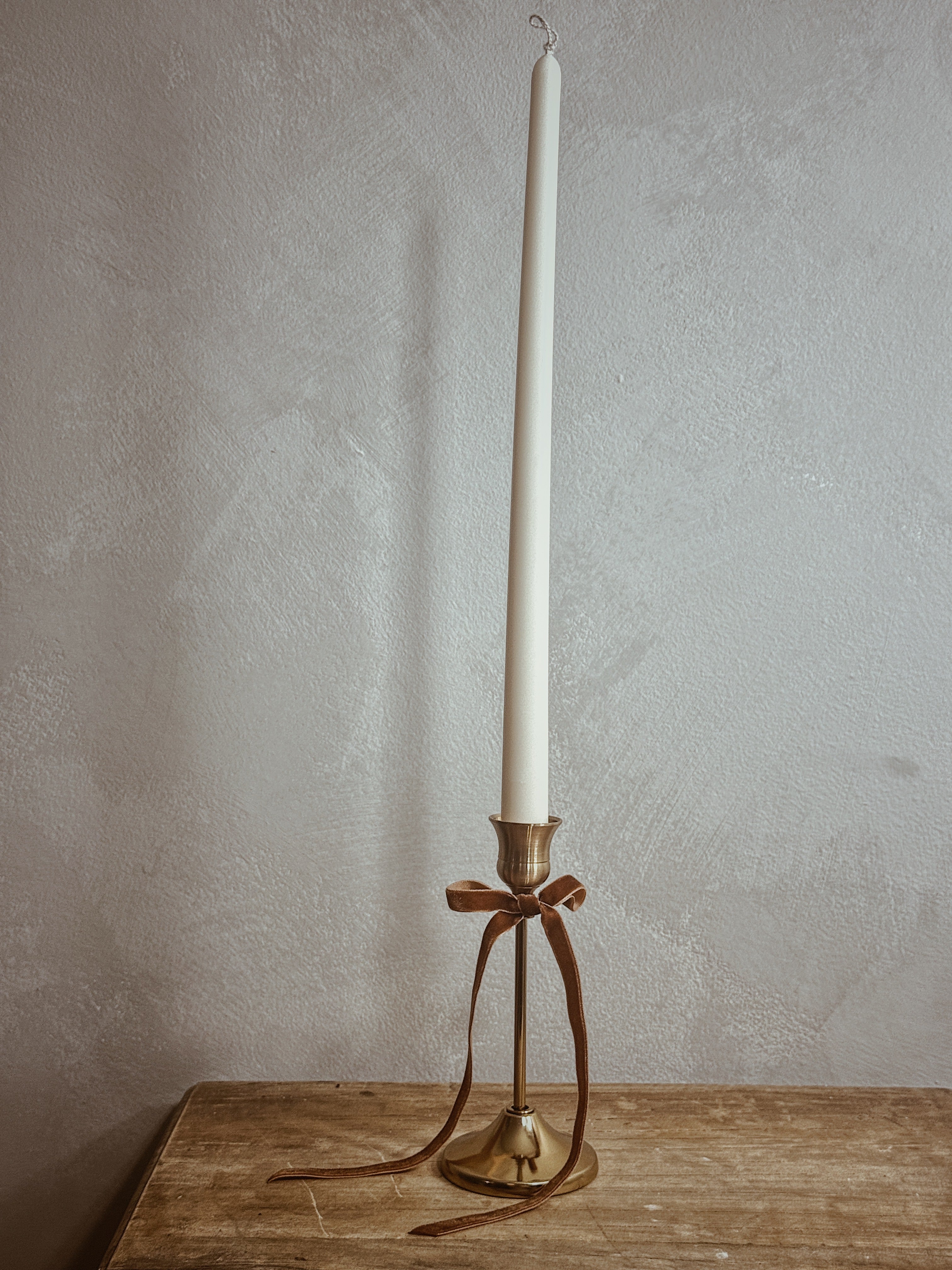 Ivory Taper Candle