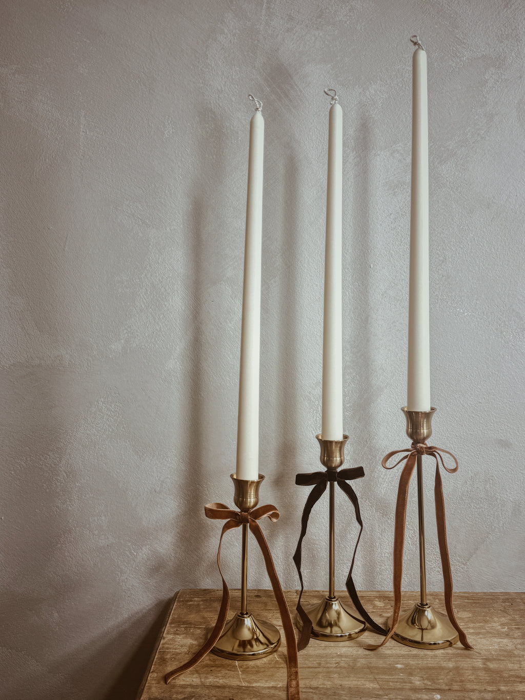 Ivory Taper Candle