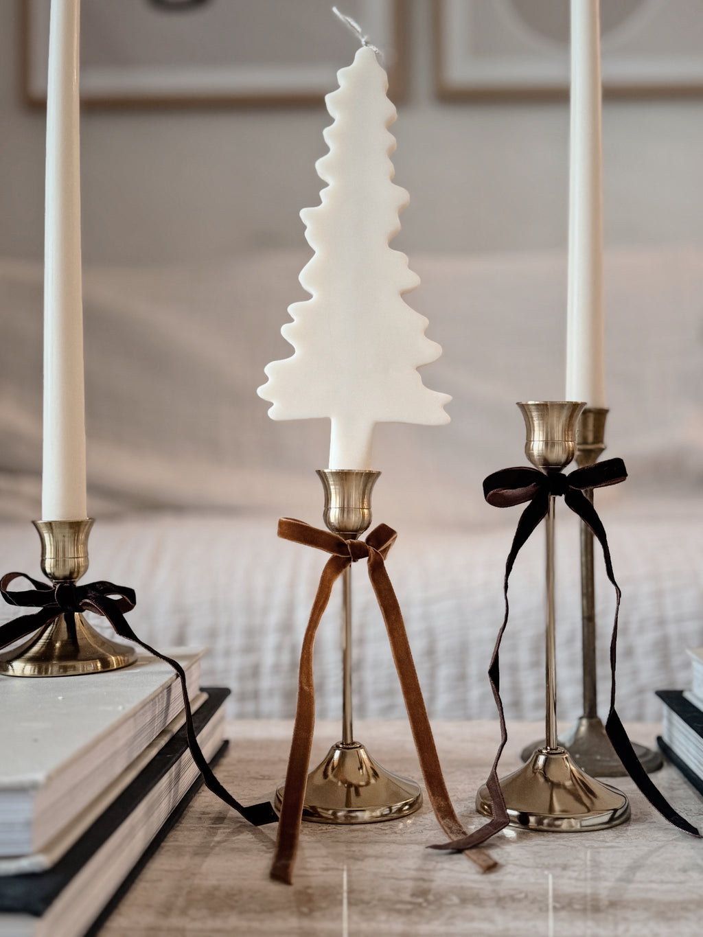 Christmas Tree Taper Candle