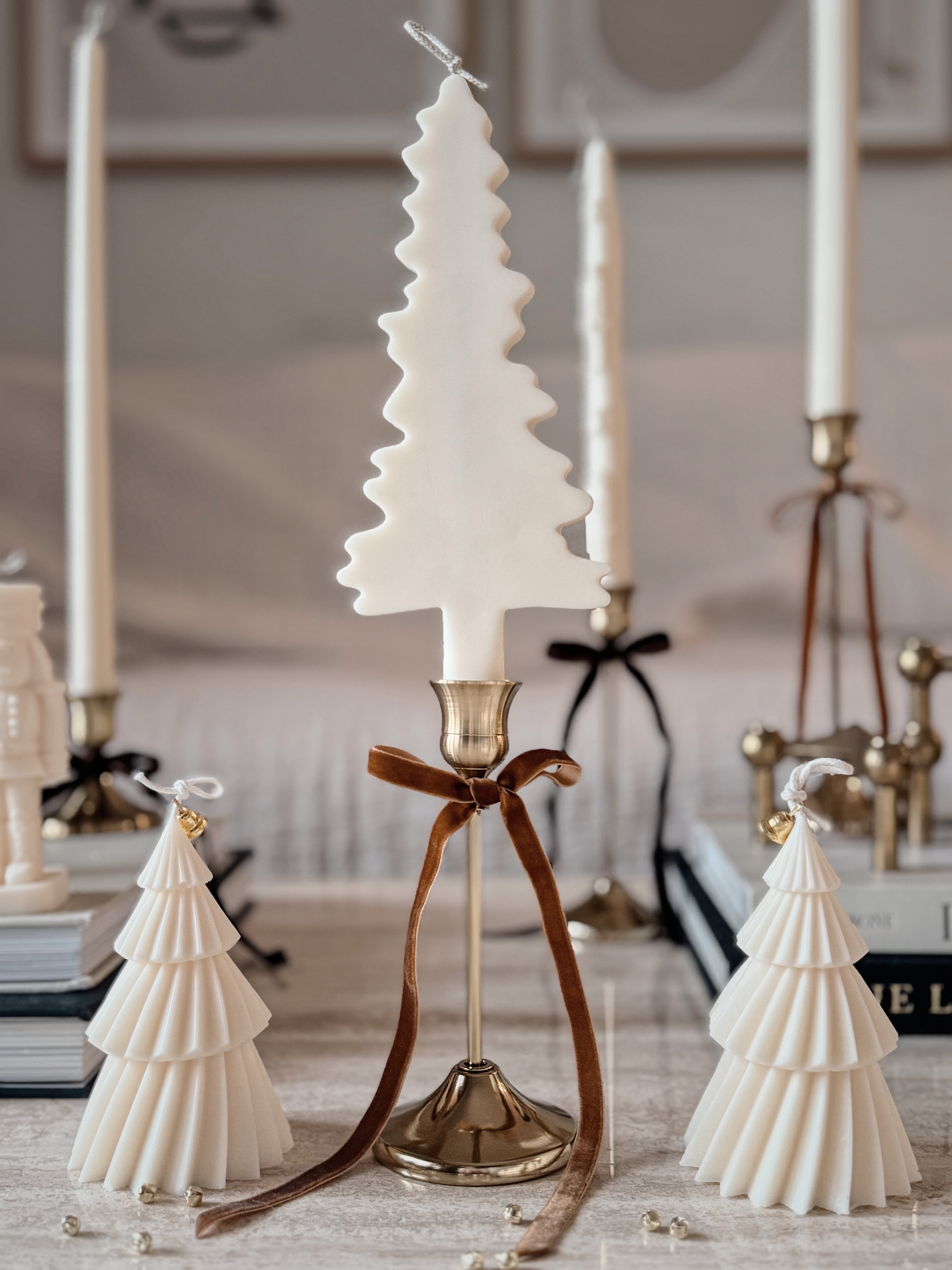 Christmas Tree Taper Candle
