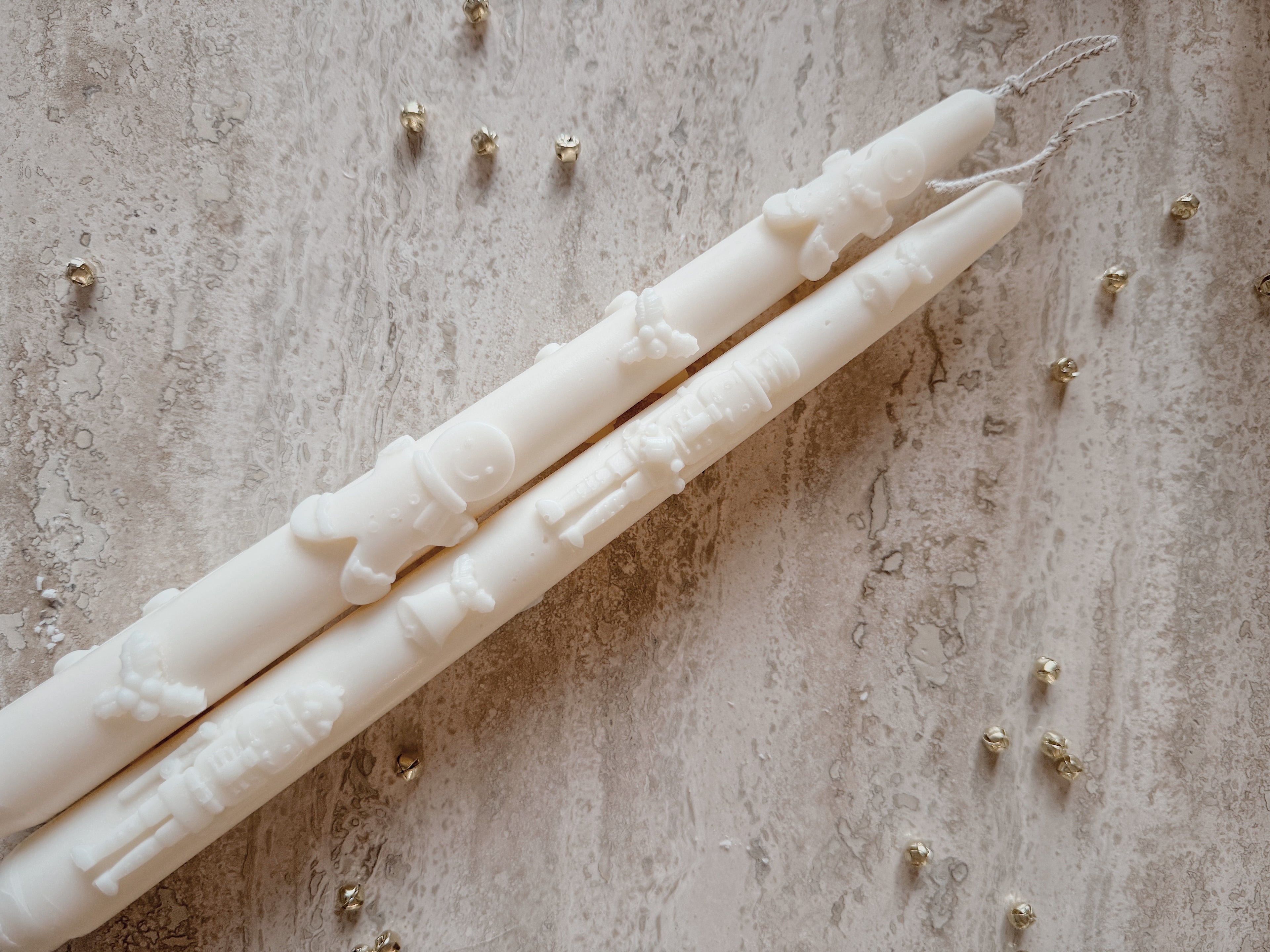 Nutcracker & Gingerbread Man Taper Candle